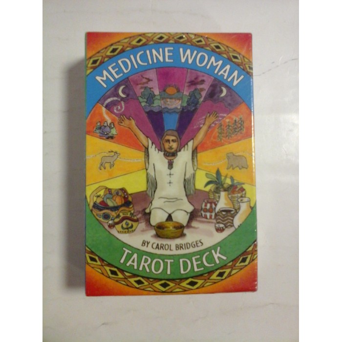 MEDICINE WOMAN - TAROT DECK - by CAROL BRIDGES (78 cards and instruction booklet) - noi,sigilate